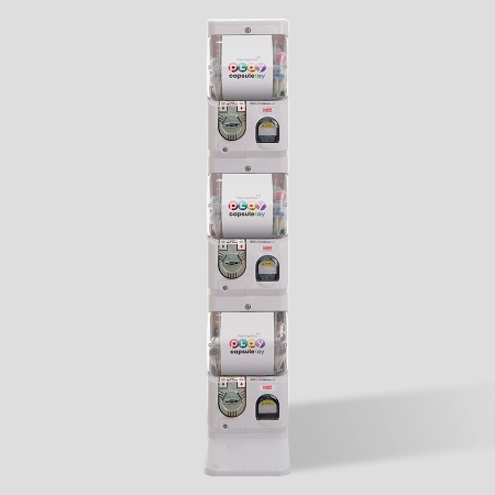 3단 백색 캡슐토이머신 (동전식)